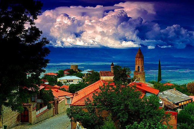 1-Day Trip to David Gareja Monastery with Rainbow Hills & Sighnaghi from Tbilisi - Chichkhituri Tower and the first David Gareja views