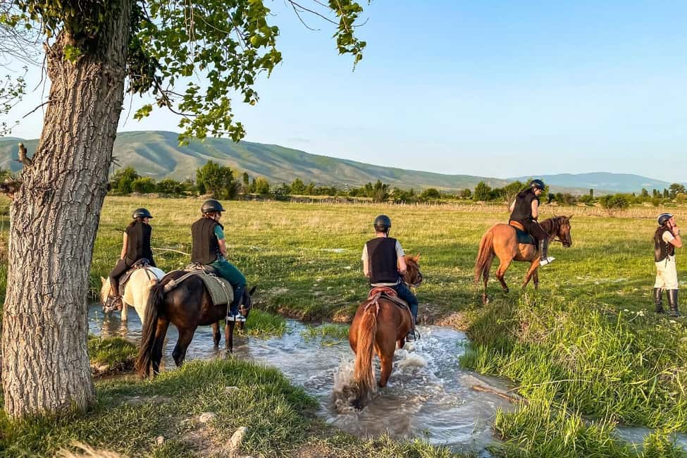 1-Hour Horse Riding Tour at Palomino Ranch Near Tbilisi - The first part of the 5-kilometer ride