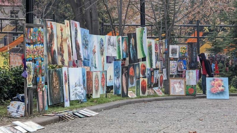 Beyond the Old City: Tbilisi's Hidden Gems Walking Tour - The Dry Bridge market: objects with a past