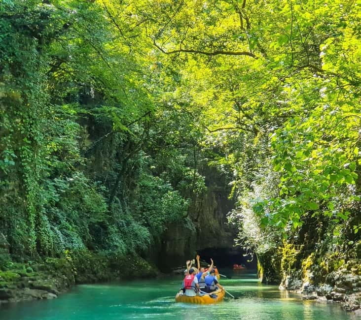 Canyon and Cave Tour from Batumi(Martvili,Okatse,Prometheus) - Martvili Canyon and its water-shaped scenery