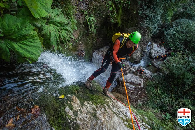 Canyoning and Rappelling tour around Kutaisi - Wetsuits, Helmets, and the Missing Footwear