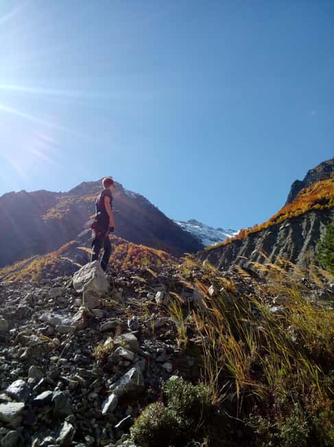 Chalaadi Glacier tour - The glacier viewpoint and the limits of the schedule