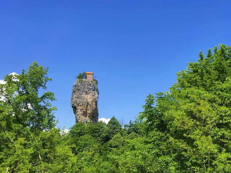 Chiatura: Journey Through Time – Day-trip Adventure - Katskhi Pillar: faith above the Karshuna River gorge