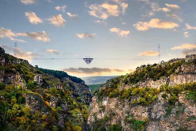 Dashbashi Canyon, Glass Bridge, Bicycle Zip Line, Swing, Private Full Day Tour - The swing, views, and a little nerve