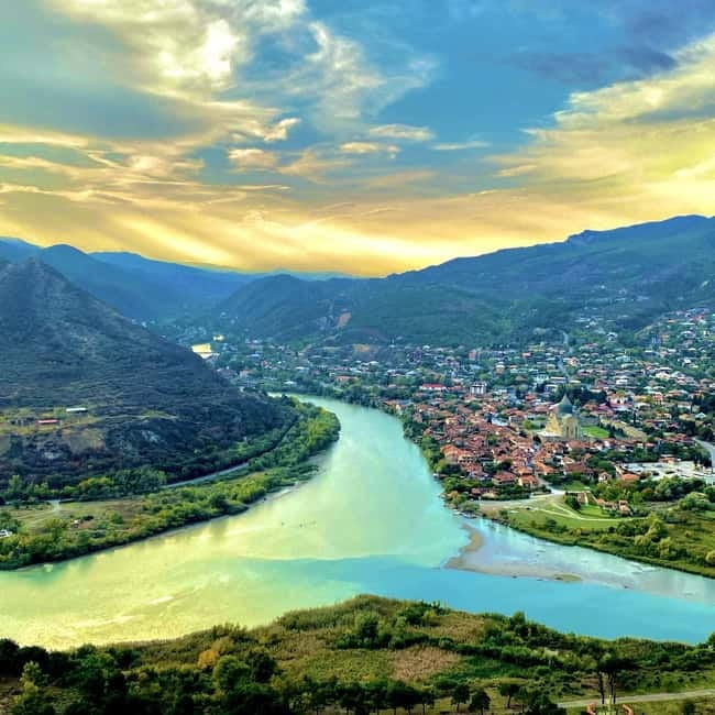 Day trip to ancient history-Mtskheta,Gori,Uplistsikhe - Jvari Monastery and the view over old Mtskheta
