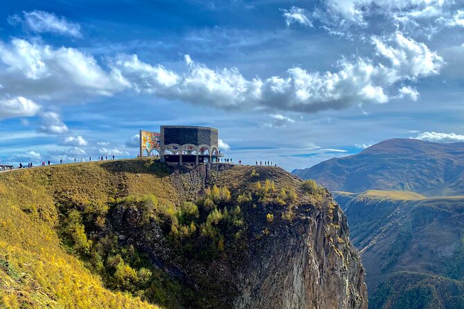 Day Trip to Kazbegi and Gudauri - The Friendship Monument has the day’s widest views