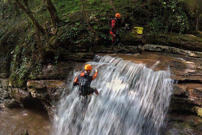 Dzmuisi Canyoning - Training Before the First Rappel