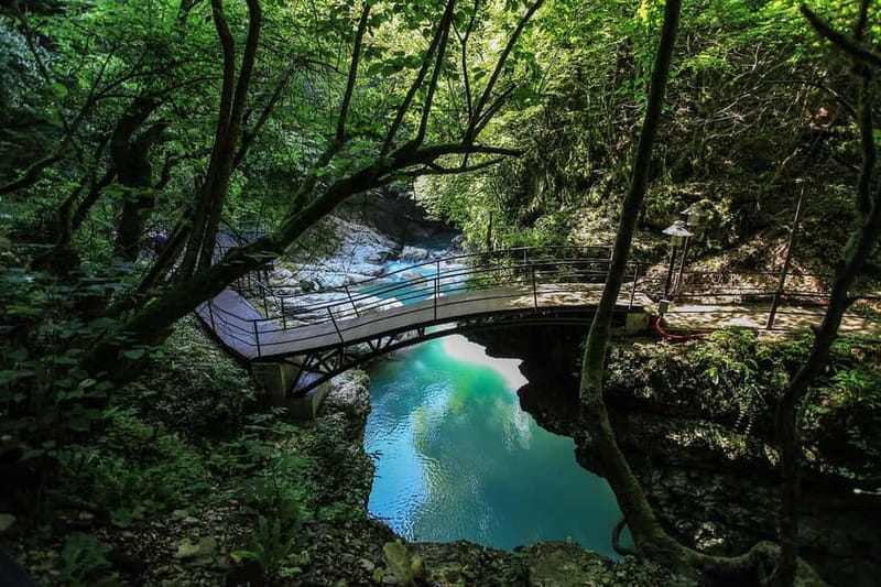 From Batumi: Martvili Canyon and Prometheus Cave Tour - Martvili Canyon: cliffs, water, and a boat ride