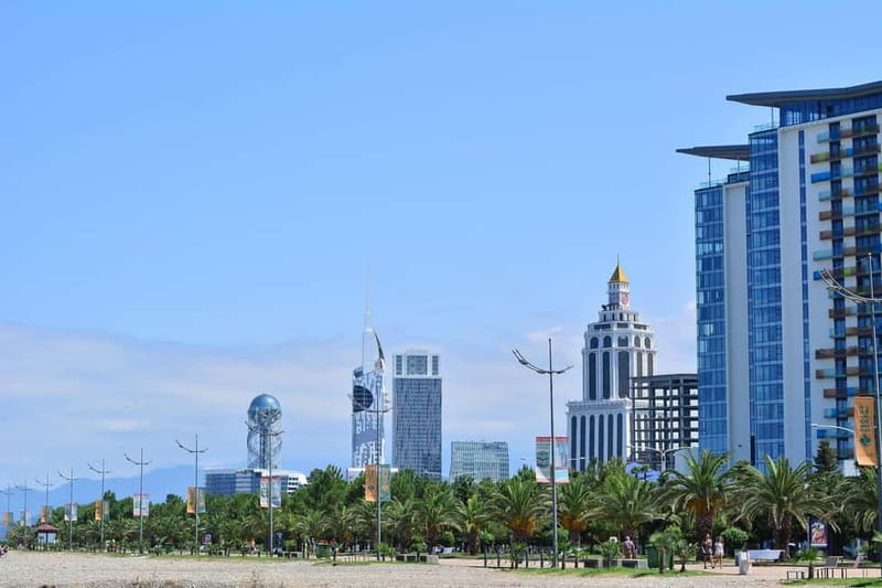 From Kutaisi: Batumi, Petra Fortress and Botanical garden - Batumi Boulevard and the modern seafront