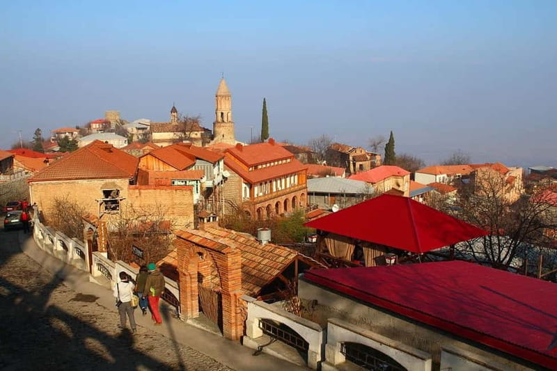 From Tbilisi: Bodbe, Sighnaghi and Telavi Day Trip - Badiauri adds a quick roadside pause