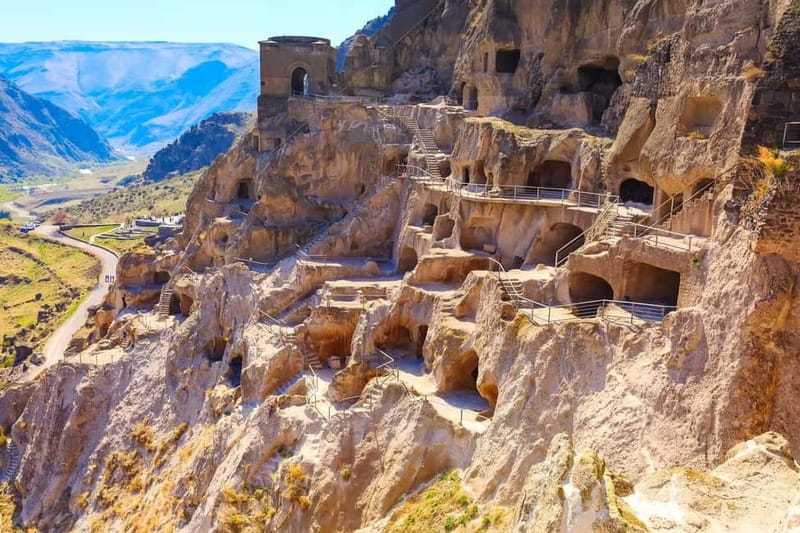 From Tbilisi: Borjomi, Rabati, and Vardzia Guided Day Trip - Vardzia and its cliffside rooms