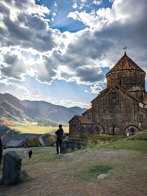 From Tbilisi: Day Trip to Armenia with Homemade Lunch - Akhtala: frescoes inside a fortified monastery