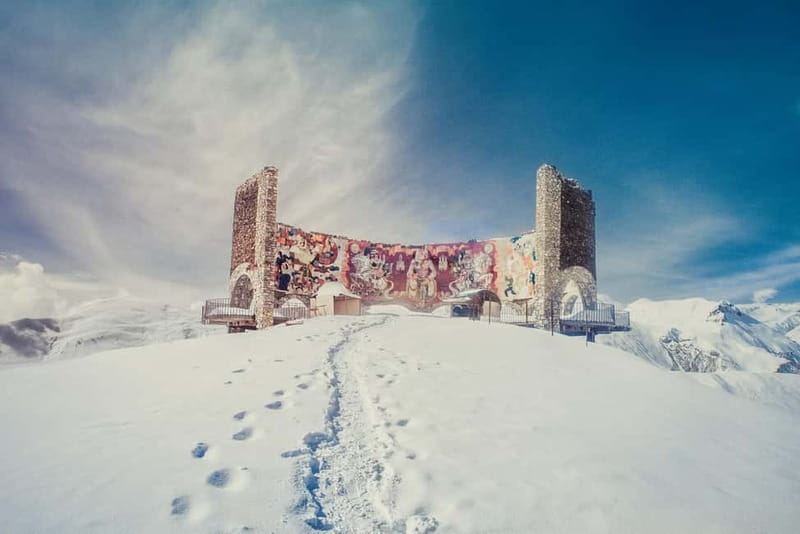From Tbilisi: Gudauri Ski Resort or Kazbegi Day Tour - The Gudauri Friendship Monument and mountain viewpoints