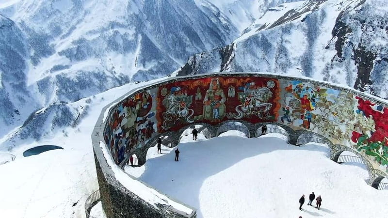 From Tbilisi: Gudauri Ski Resort or Kazbegi Day Tour - Gergeti Trinity Church at 2,170 meters