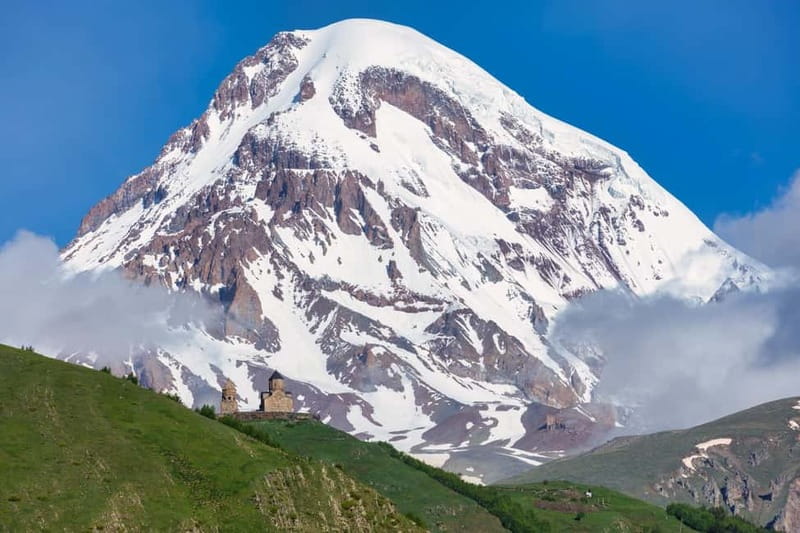 From Tbilisi: Guided Day Trip to Ananuri, Gudauri, & Kazbegi - Gergeti Trinity Church at 2,170 meters