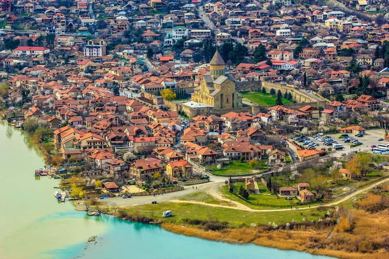 From Tbilisi: Half day tour, Mtskheta, Jvari & Samtavro - Svetitskhoveli Cathedral, the tour’s central visit