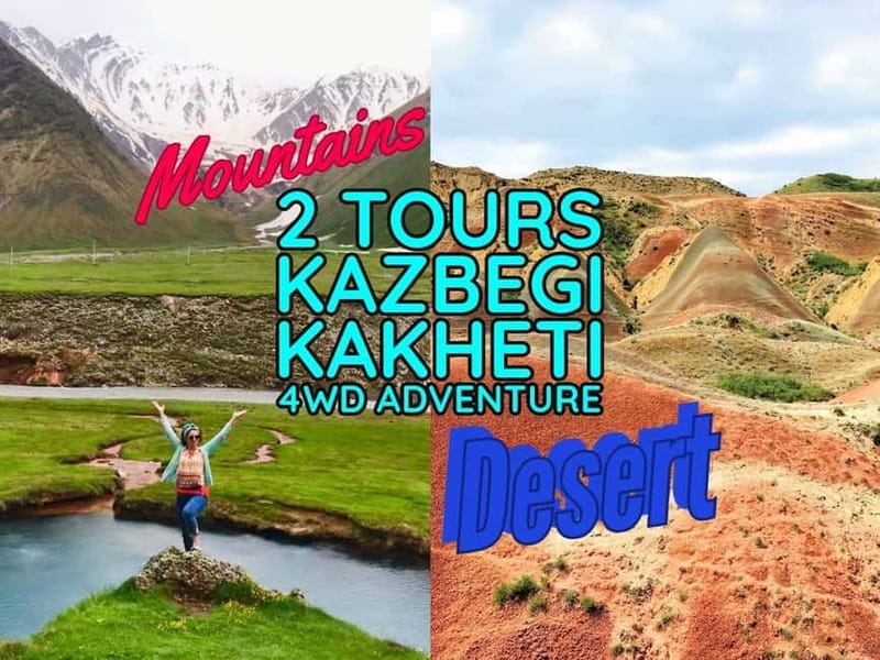 From Tbilisi: Kakheti and Kazbegi 2-Day 4X4 Jeep Tour pack - Why this two-day route works well