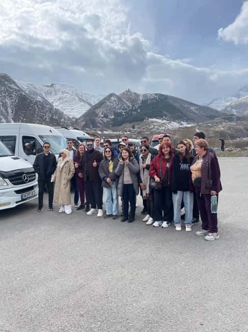 From Tbilisi: Kazbegi, Gudauri & Gergeti Group Day Tour - Stepantsminda, the mountain town below Kazbek