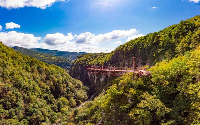 From Tbilisi: Martvili Canyon and Okatse Canyon Private Tour - Martvili Canyon and the 15-minute river ride