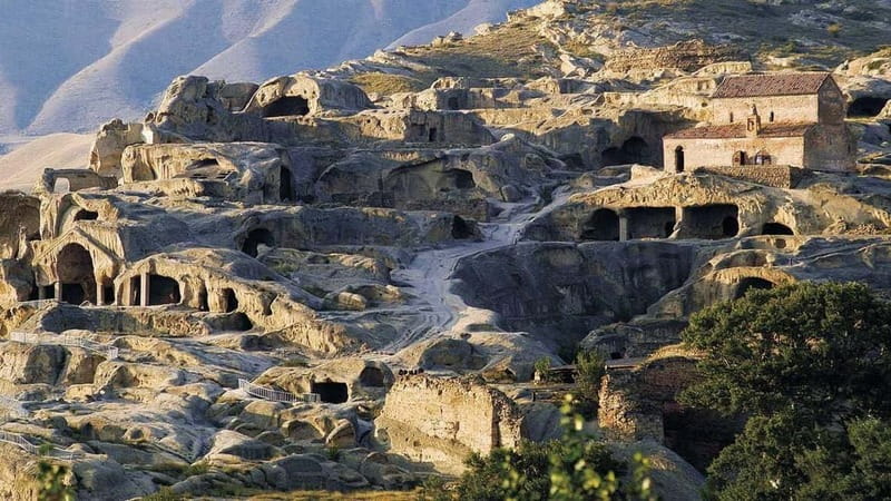 From Tbilisi: Mtskheta, Jvari, Gori & Uplistsikhe Cave Tour - Jvari Monastery and the river junction