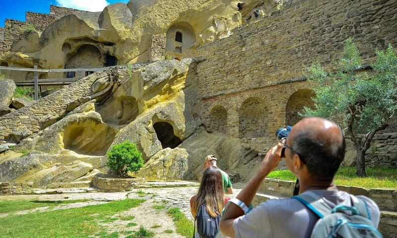 From Tbilisi: Rainbow Mountain & David Gareja Monastery Trip - Walking through the Rainbow Mountains
