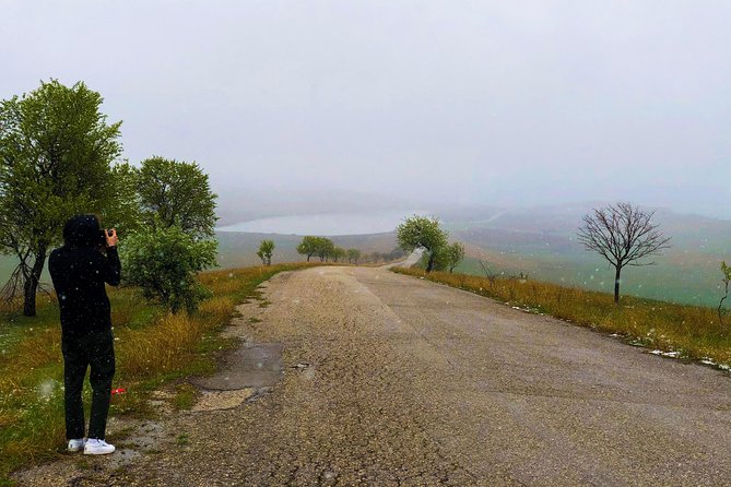 Gareja Sunrise Hike Tour from Tbilisi and Rainbow Hills Trail - The vehicle, road, and guide team