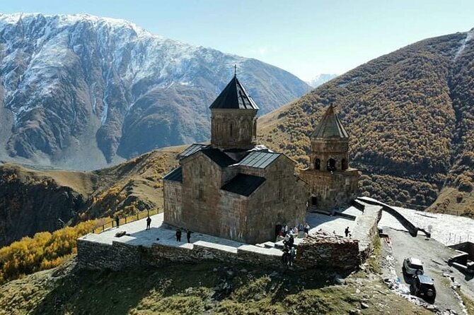 Jinvali-Ananuri-Gudauri-Kazbegi private tour - Gergeti Trinity Church, the day’s main prize