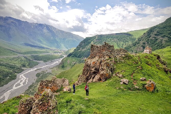 Kazbegi Adventure Day Trip - Hike to Gveleti waterfall plus Gergeti, Ananuri - Friendship Monument: the widest mountain views