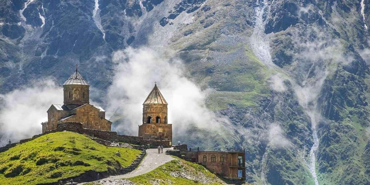 Kazbegi and Gudauri Mountain Area Private Tour From Tbilisi - Ananuri Fortress above the Aragvi River