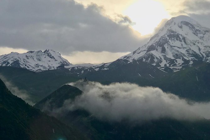 Kazbegi Day Trip (Jinvali, Ananuri, Gudauri, Gergeti church) - Gudauri: ski country and high mountain views