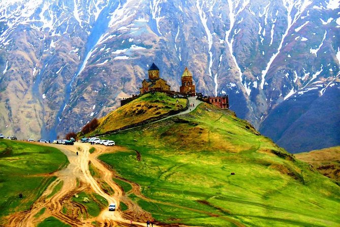 Kazbegi, Gudauri, Mtskheta & Ananuri Full Day Private Tour From Tbilisi - Gergeti Trinity Church under Mount Kazbegi