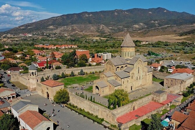 Kazbegi, Gudauri, Mtskheta & Ananuri Full Day Private Tour From Tbilisi - Jvari Monastery above Mtskheta