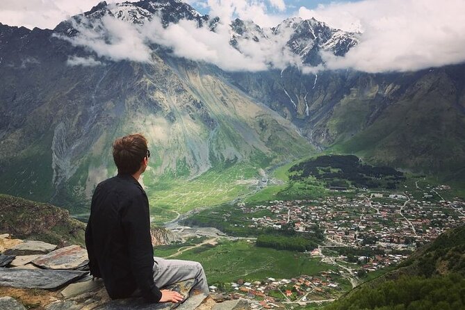 Kazbegi • Gudauri - private day trip to Mountains - Gergeti Trinity Church above Stepantsminda