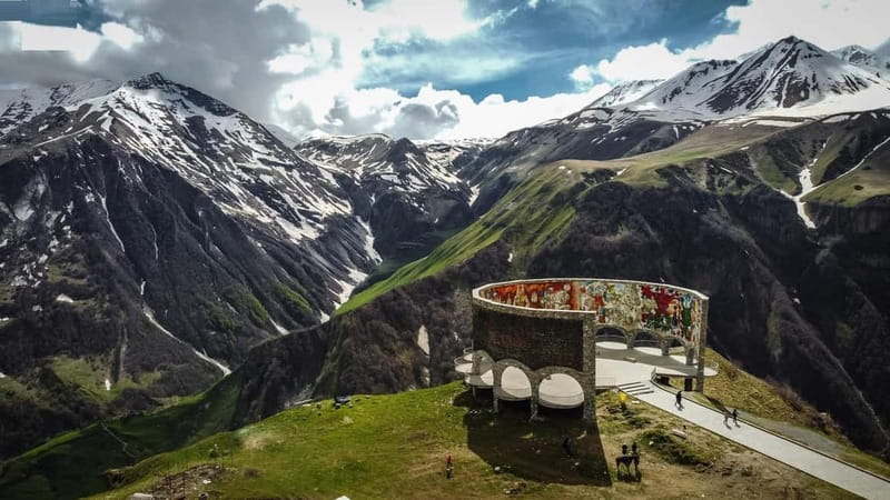 Kazbegi Tour with Fantastic Views of Caucasus Mountains - A Taste of Georgia at the Mineral Water Spring