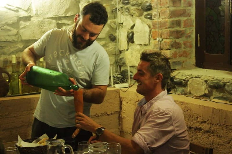 KUTAISI Family Feast: Experience Georgian Hospitality - The first part of the meal: food arrives for sharing