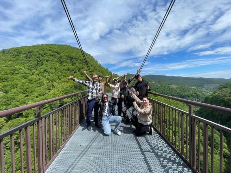 Kutaisi: Martvili & Okatse Canyons & Prometheus Cave Tour - A bakery stop and Georgian sweet-making