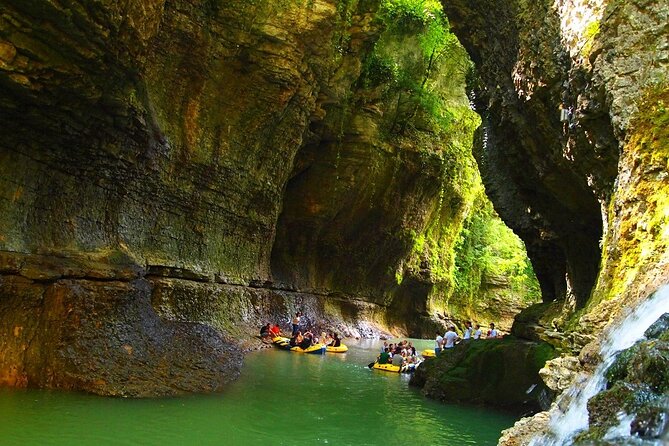 Martvili Canyon, Prometheus & Sataplia. PRIVATE Tour From Tbilisi - Kutaisi: Bagrati Cathedral and Colchis Fountain