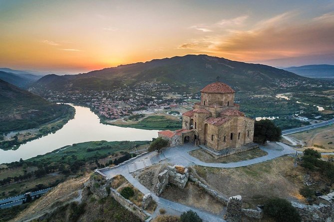 Mtskheta, Ananuri, Gudauri and Kazbegi Full Day Tour from Tbilisi - Jvari Church above the Mtkvari and Aragvi rivers