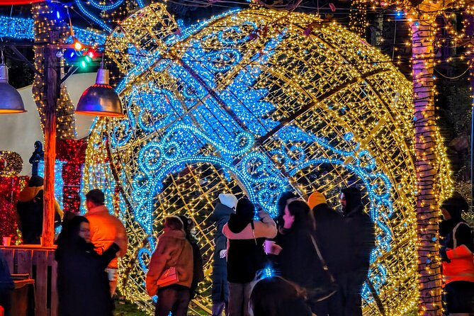 New Year in Tbilisi: Christmas Market and Hidden Gems Tour - Rustaveli Avenue ends under the New Years lights