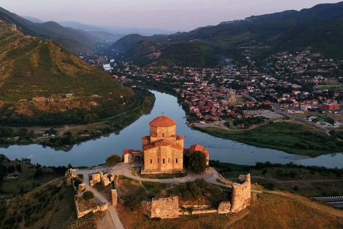 One-day tour in ancient Mtskheta, Gori and Uplistsikhe - Jvari Monastery and the Meeting Rivers