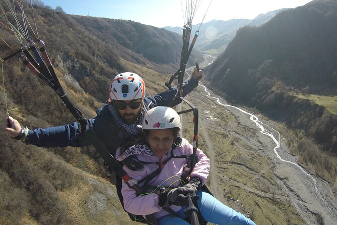 Paragliding tandem flights in Georgia - Transfers from Gudauri and Tbilisi