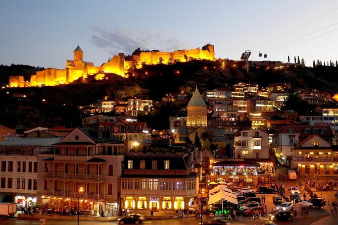 Private Adorable City Tour of Tbilisi - Taking the cable car to Narikala Fortress