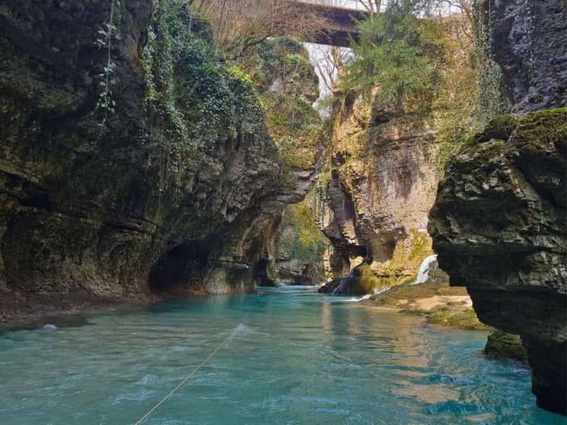 Private tour from KUTAISI: Martvili , Okatse and Prometheus - Martvili Canyon: water, stone, and two ways to see it