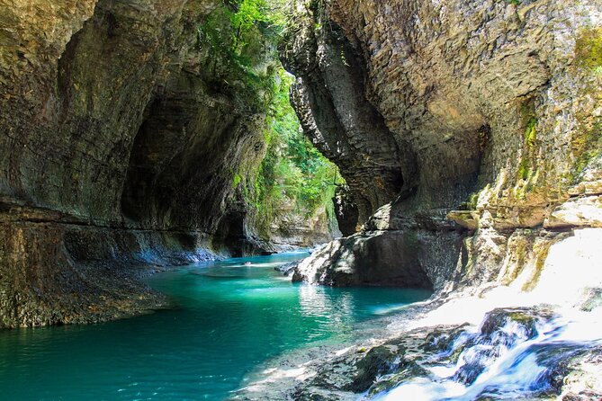 Prometheus Cave, Okatse Canyon & Martvili Canyon from Kutaisi - Martvili Canyon: bridges, platforms, and a short river ride
