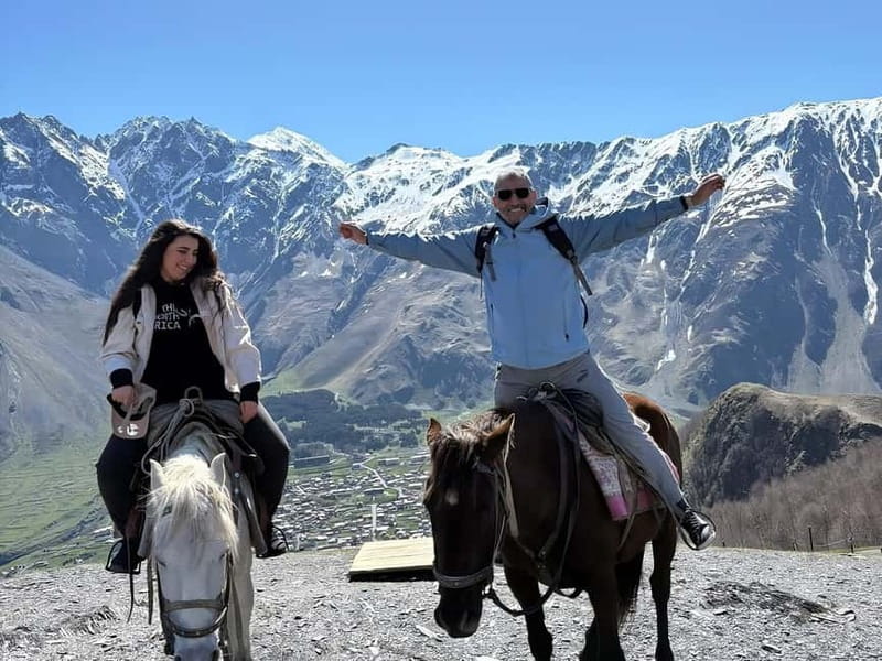 Ride A Horse To Gergeti Trinity Church And Summit A Mountain - Following the mountain route on horseback