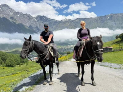 Ride A Horse To Gergeti Trinity Church And Summit A Mountain