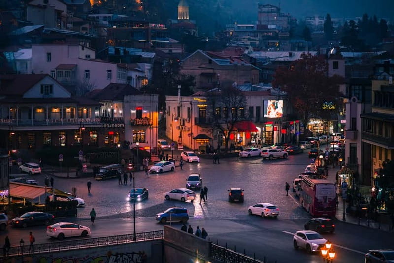 Tbilisi: 2-hours Midnight Express Guided Tour - Baratashvili Bridge and the end of the route