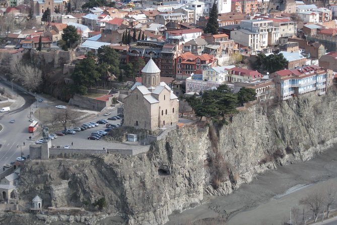 Tbilisi and Mtskheta cities private, cultural tour - Metekhi Church and the first view of Tbilisi