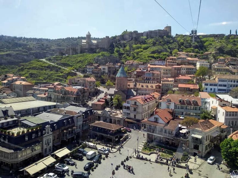 Tbilisi: City Highlights Walking Tour - Finishing high on the Tbilisi funicular