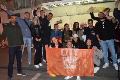 City Pub Crawl with welcome shots in game format
